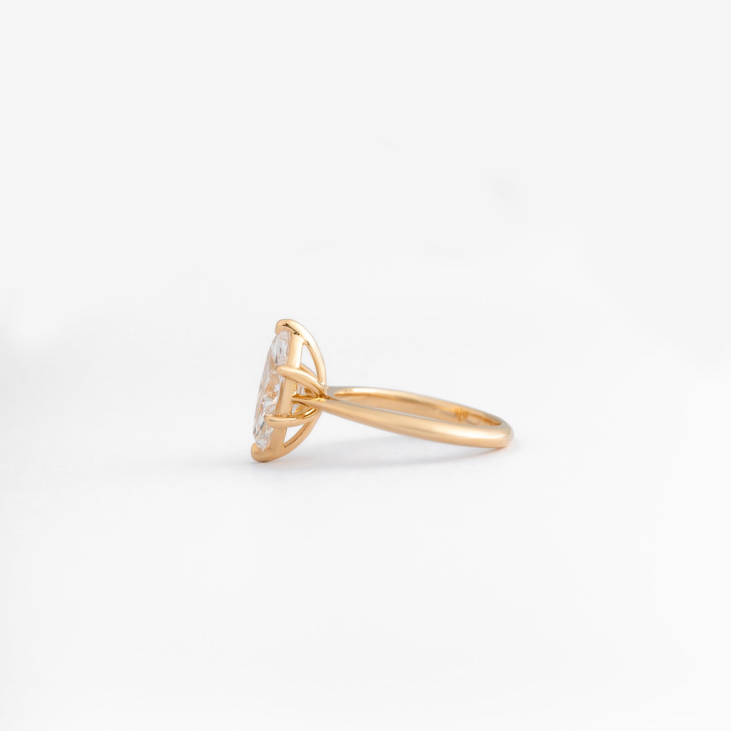 Marquise Solitaire Diamond Ring
